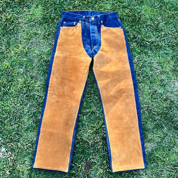 Levi's Jeans Vtg Levis Handmade Suede Chaps 5 Poshmark